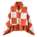 Women's stylish throw blanket with button closure Kalsten