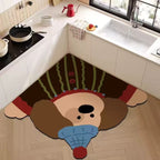 Cartoon Theme Kitchen Comfort Mat