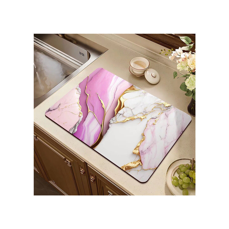 Abstract Design Kitchen Mat