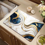 Abstract Design Kitchen Mat