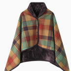 Women's stylish throw blanket with button closure Kalsten