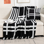 Geometric Pattern Throw Blanket