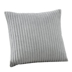 Rectangular velvet cushion cover with fine cord structure and concealed zipper Kalsten