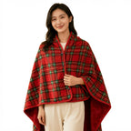 Women's stylish throw blanket with button closure Kalsten