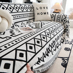 Elegant Geometric Pattern Throw Blanket