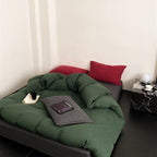 Voluminous all-season quilt with thermofilling
