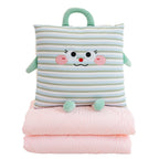 Cuddle pillow with lovable animal motif Kalsten