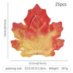 Disposable paper plates in pumpkin shape with spooky face design
