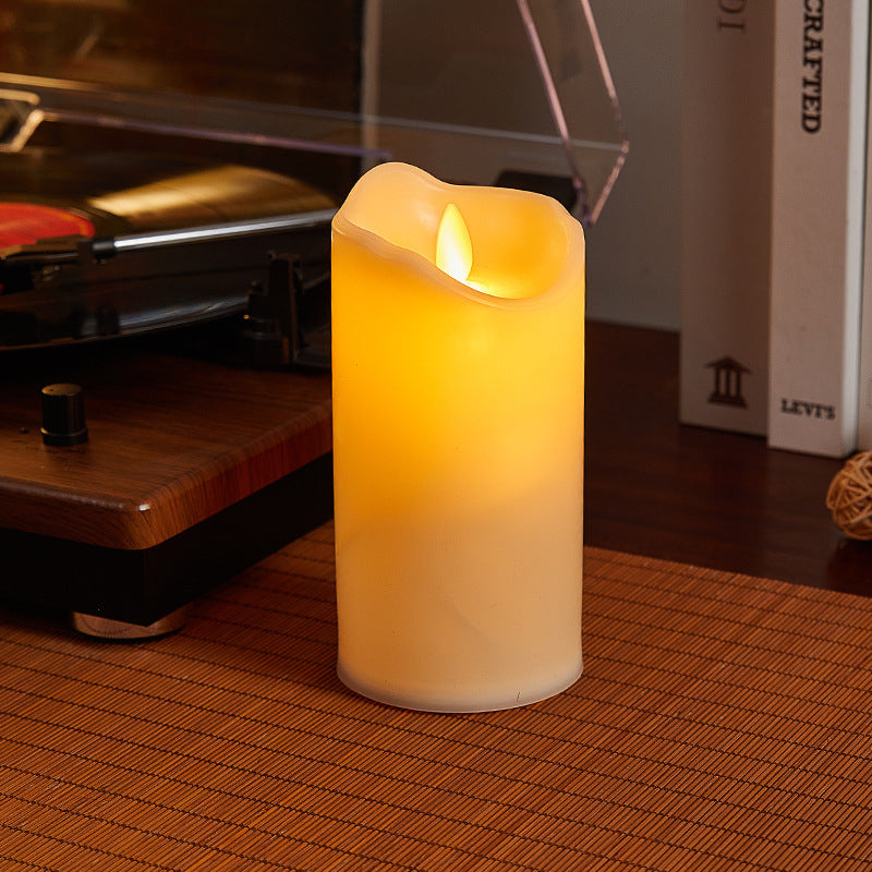 Decorative LED real wax candle in crystal look Kalsten