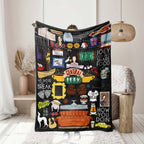 Cozy Graphic Fleece Blanket