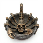 Decorative bowl figure with skeleton design Kalsten
