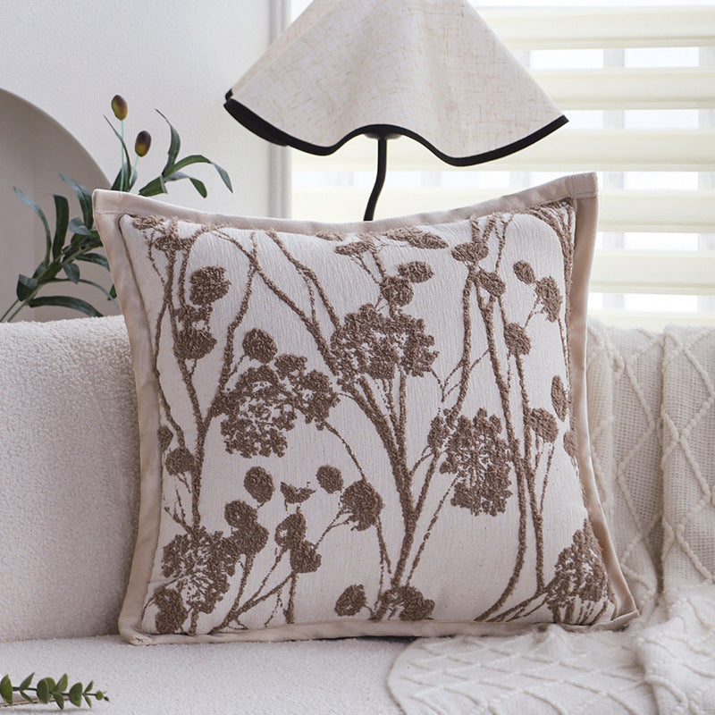 Rectangular teddy fleece decorative cushion cover with striped sherpa texture and concealed zipper Kalsten