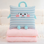 Cuddle pillow with lovable animal motif Kalsten