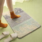 Abstract Textured Bath Mat