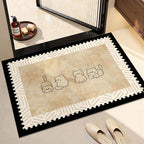 Adorable Dog-Themed Entrance Mat Kalsten