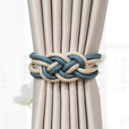 Decorative curtain tieback with braided design Kalsten