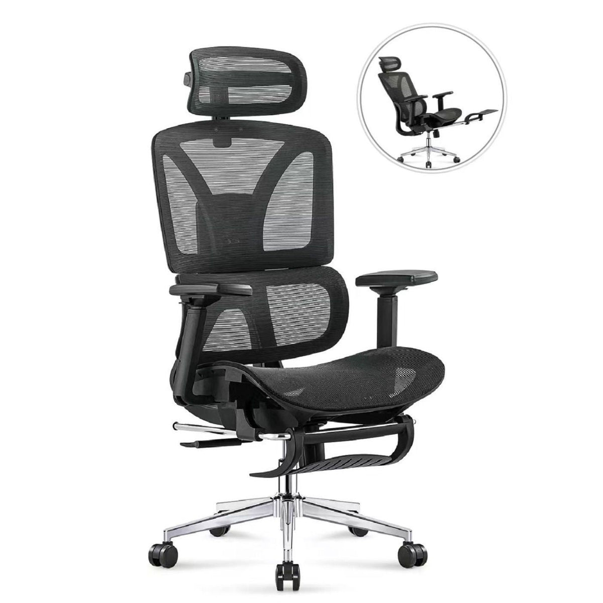 Ergonomic Mesh Office Chair Bowlift