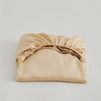 Fitted sheet made of fine cotton satin with extra high skirt and elastic all-around rubber Kalsten