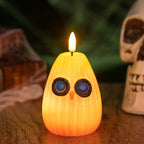 Creepy LED pumpkin lantern