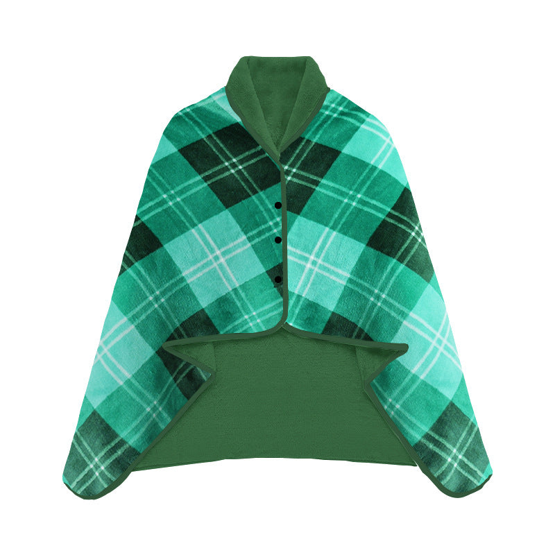 Women's stylish throw blanket with button closure Kalsten