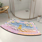 Artistic Curved Bath Mat Kalsten