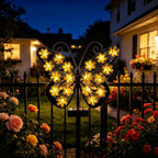 Decorative LED Butterfly Wall Light With Floral Micro-LED Accents And Battery-Powered Control Kalsten