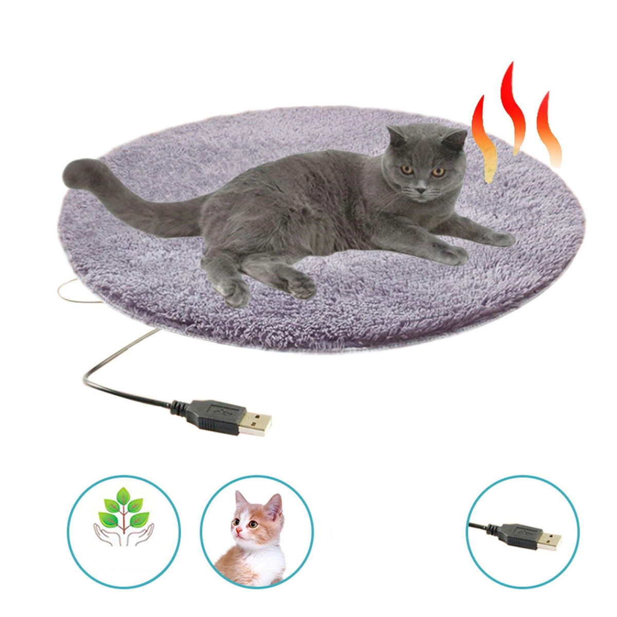 BowLift | CozyKitty - Portable USB Heated Cushion