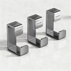 Stainless steel hanging hooks for sinks