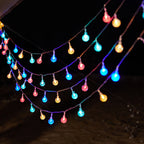LED string lights with button cell battery, 1–3 m