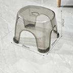 Plastic stool, square, sturdy