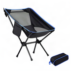 Light folding chair with backrest, carbon steel