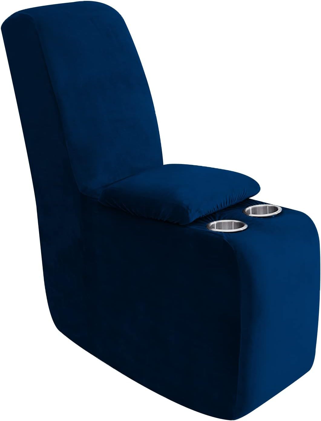 Sofa cover made of velvet, solid color