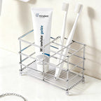 Stainless steel toothbrush holder, tray