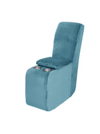 Sofa cover made of velvet, solid color