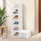 6 Layers Shoe Boxes Storage Box Stackable | Kalsten
