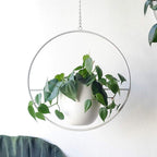 HaloRing Hanging Plant Holder – Metal Hanging Planter for Indoor and Outdoor | Kalsten