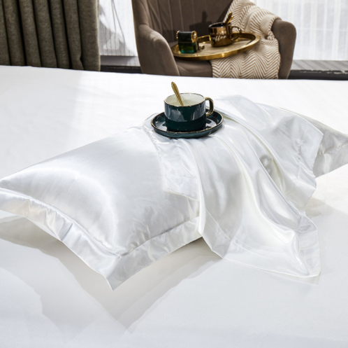 1/2PCS Soft Pillowcase Silk Satin Pillow cases Home Decor Bedding Cushion Covers Bowlift